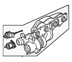 11657642469 - Engine: Turbocharger for BMW: 228i, 228i xDrive, 320i, 320i xDrive, 328i, 328i GT xDrive, 328i xDrive, 428i, 428i Gran Coupe, 428i xDrive, 428i xDrive Gran Coupe, 528i, 528i xDrive, M2, X1, X3, X4, X5, Z4 Image
