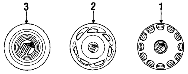 F24Y1130E - : Wheel Cover for Ford Image