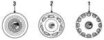 F24Y1130A - Suspension: Wheel Cover for Mercury: Sable Image