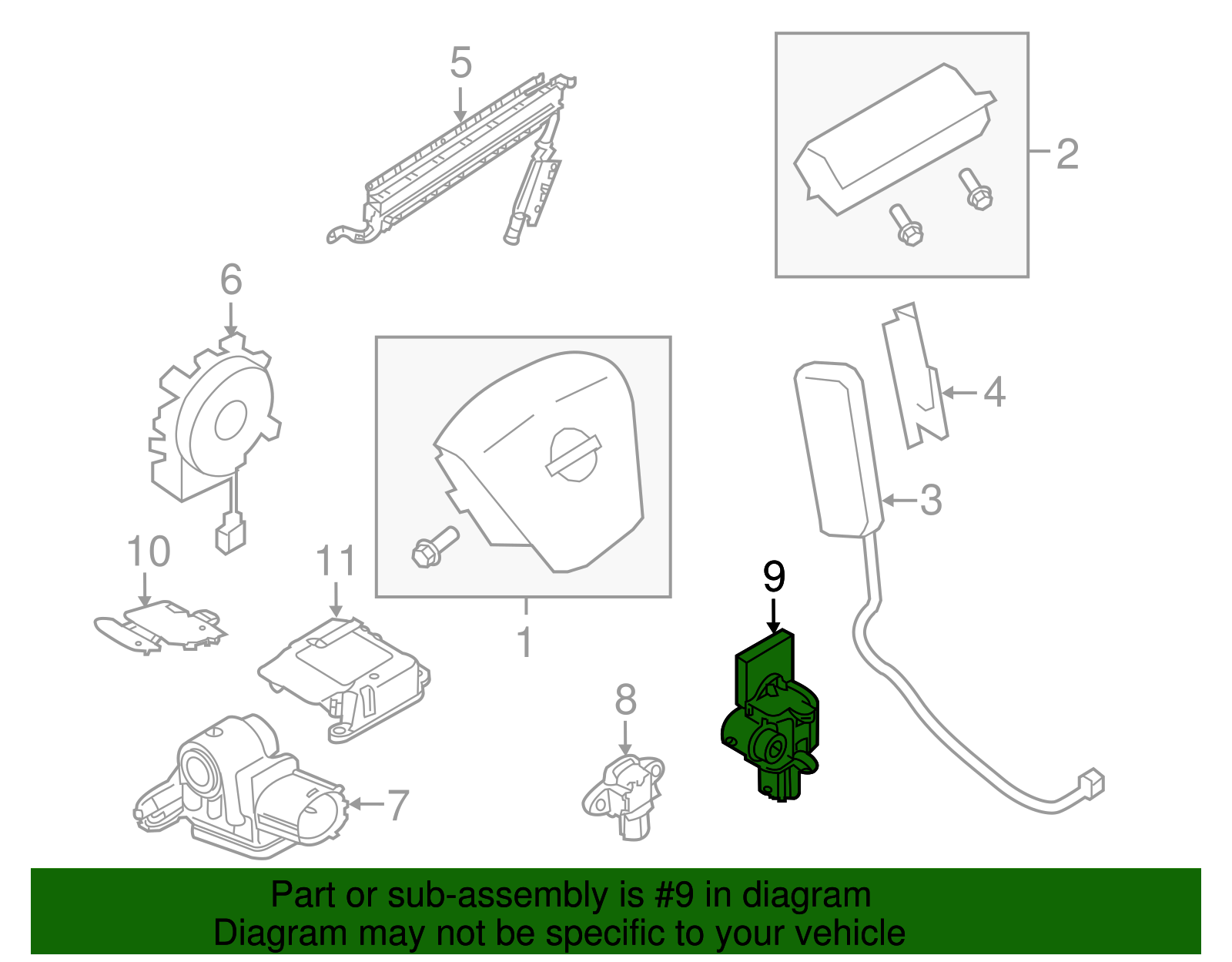 Side Sensor - Nissan (K8830-JJ50A)