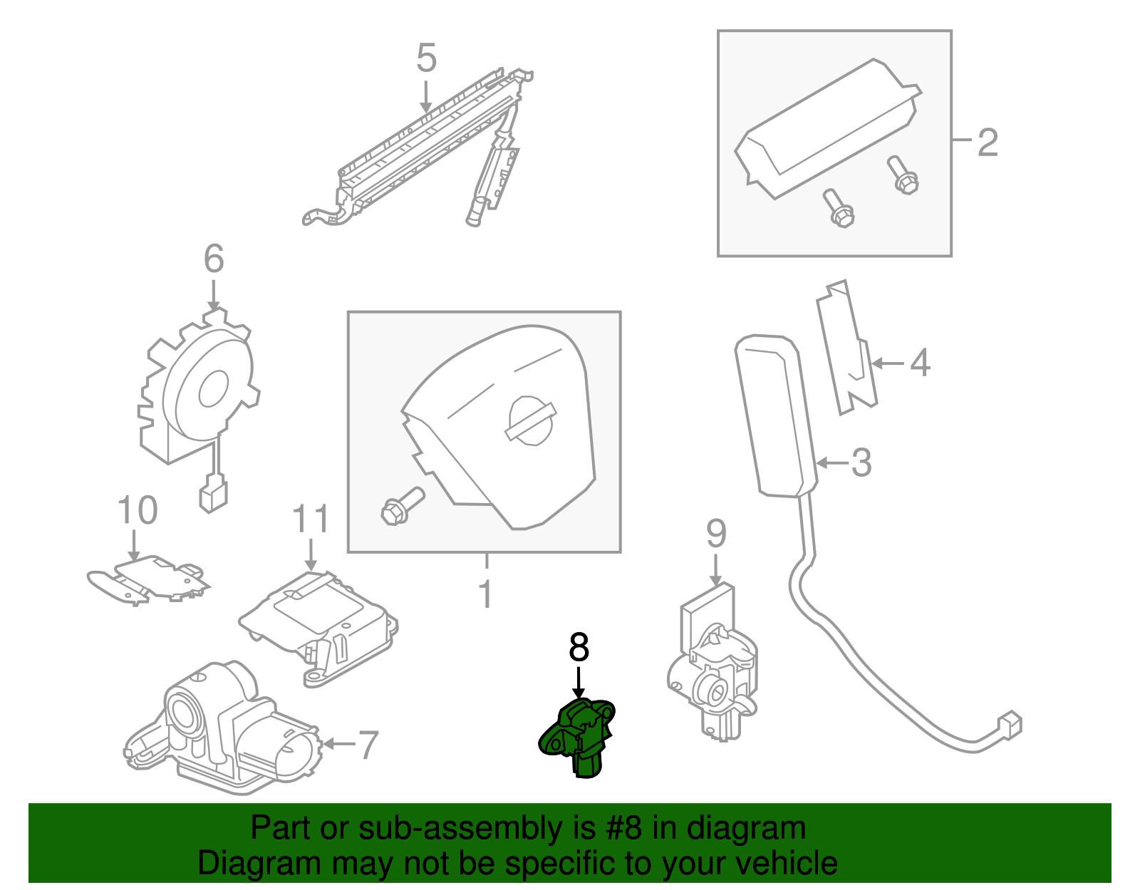 Front Sensor - Nissan (K8581-1LA0A)