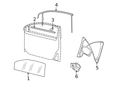 Glass, Windows & Related Components for 2009 Volkswagen Rabbit #0