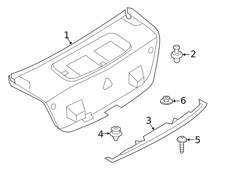 Interior Trim - Trunk for 2013 BMW 750i #1