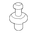 51499188881 - Body: Trunk Lid Trim Rivet for BMW Image