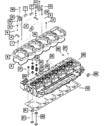 3928873 - Engine 6.7L Cummins (Diesel): Hex Flange Head Bolt, Mounting for Mopar Image