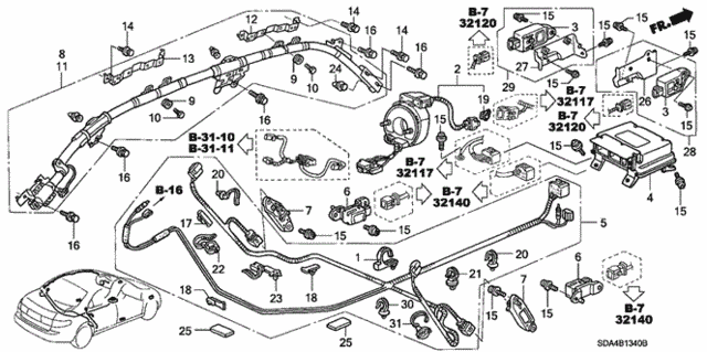 SRS Unit for 2006 Honda Accord #0