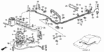 17713SA5003 - Electrical/Exhaust/Heater/Fuel: CLAMP, FUEL VENT PIPE (BLACK) for Honda Image