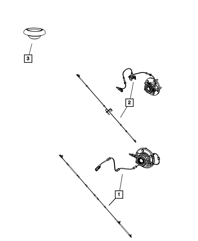 55276486AA - Body Sheet Metal Except Doors: Drain Plug for Chrysler: 200, Sebring | Dodge: Avenger, Caliber, Dart, Durango, Journey, Ram 3500 | Jeep: Cherokee, Commander, Compass, Grand Cherokee, Grand Cherokee WK, Patriot Image