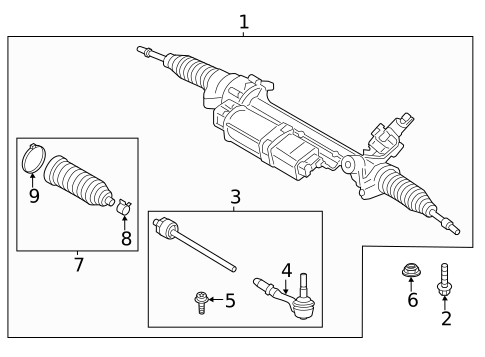 Steering Gear & Linkage for 2023 BMW X5 #3
