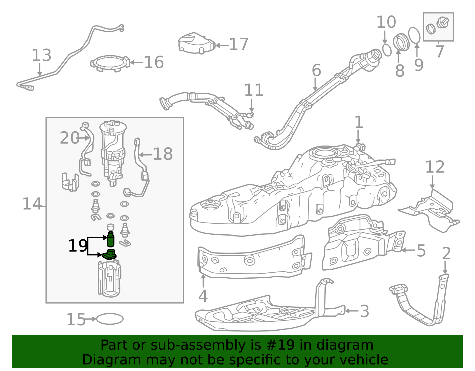 2023-2025 Toyota Fuel Pump And Strainer Set 23220-31330 | Olathe Toyota