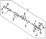 392100B010 - Suspension: Outer Joint Assembly for Nissan: Quest Image
