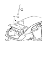 5064252AB - Electrical: Base Cable And Bracket Antenna for Mopar Image