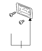 10333992 - Body: License Bracket for GM Image
