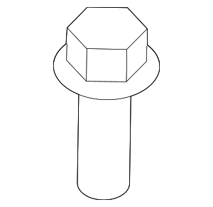 N91154701 - : Hinge Bolt for Audi Image