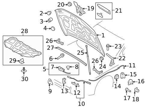 Hood & Components for 2015 Audi allroad #0