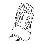 88491AA000NNB - Body: Seat Back Panel for Hyundai Image