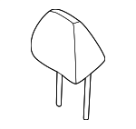 88700AA000G8S - Body: Headrest for Hyundai Image image
