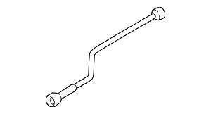 4G0121109AG - Cooling System: Engine Coolant Overflow Hose for Audi Image