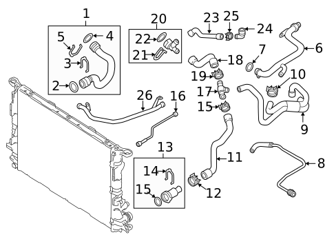 Water Pump for 2012 Audi A6 #3