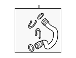 4G0122101F - Cooling System: Upper Hose for Audi: A6, A6 Quattro Image
