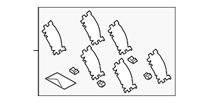                                     2018-2024 Toyota Disc Brake Pad Shim Kit Prius AWD-e & Prius Prime & Camry & Prius & Corolla Cross
                                