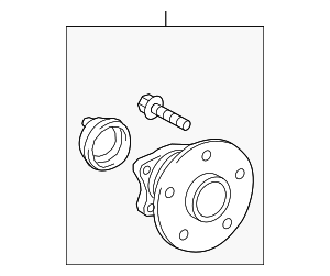 4245006090 - : Wheel Bearing And Hub Assembly for Toyota Image