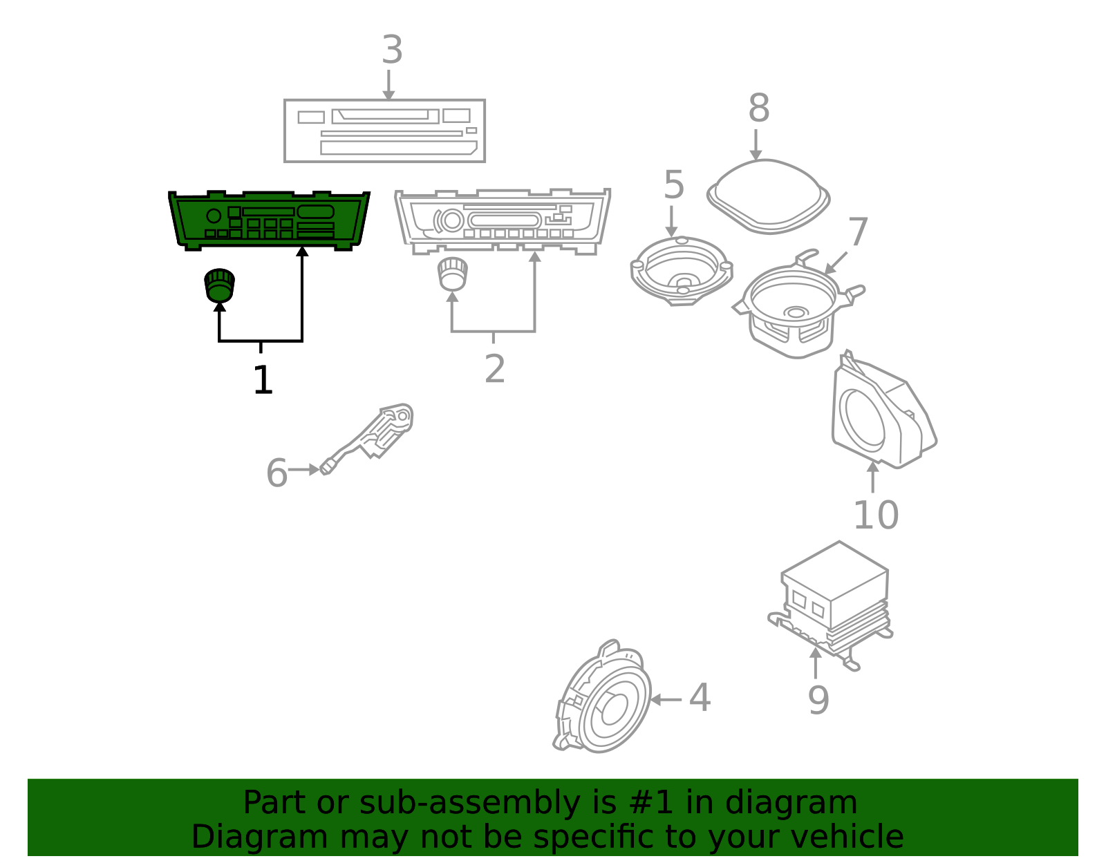 AM/FM Cassette 28111-5M010 | OEM Parts Online