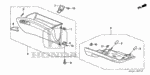 66417SB3670 - Interior/Bumper: RUBBER, GLOVE BOX STOPPER for Honda Image