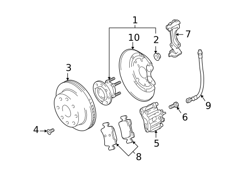 Hardware, Fasteners & Fittings for 2010 Saab 9-3X #0