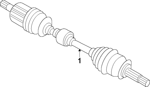 Axle Shafts & Joints for 2009 Kia Spectra #0
