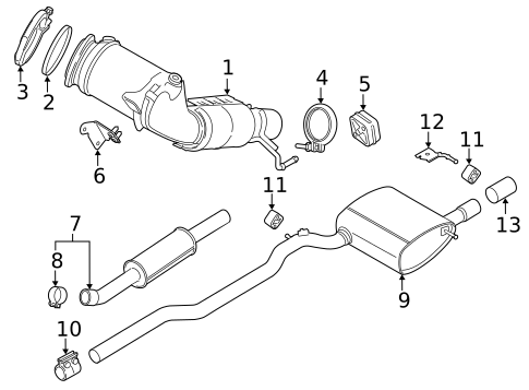 Exhaust Components for 2020 Mini Cooper #0