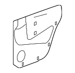 55362143AG - Body: Door Water Deflector for Mopar Image