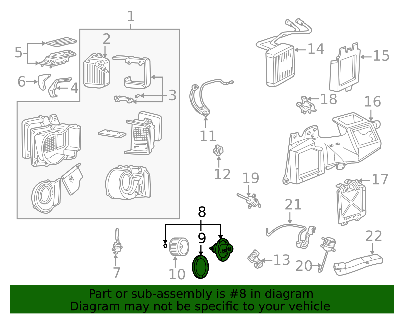 1999-2007 Ford | Blower Motor | XC3Z-19805-CA | Walls' Ford Parts