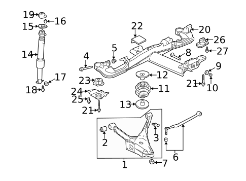 Suspension, Springs & Related Components for 2005 Buick LeSabre #0