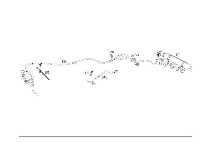 1778683100 - Windshield Washer, Emergency Equipmt: Gas Generator for Mercedes-Benz: 180A, 180b, 220a, A220, CLA250, CLA35 AMG, GLA250, GLA35 AMG, GLB250, GLB35 AMG Image image