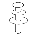 281712H000 - Engine: Air Cleaner Assembly Bolt for Hyundai Image