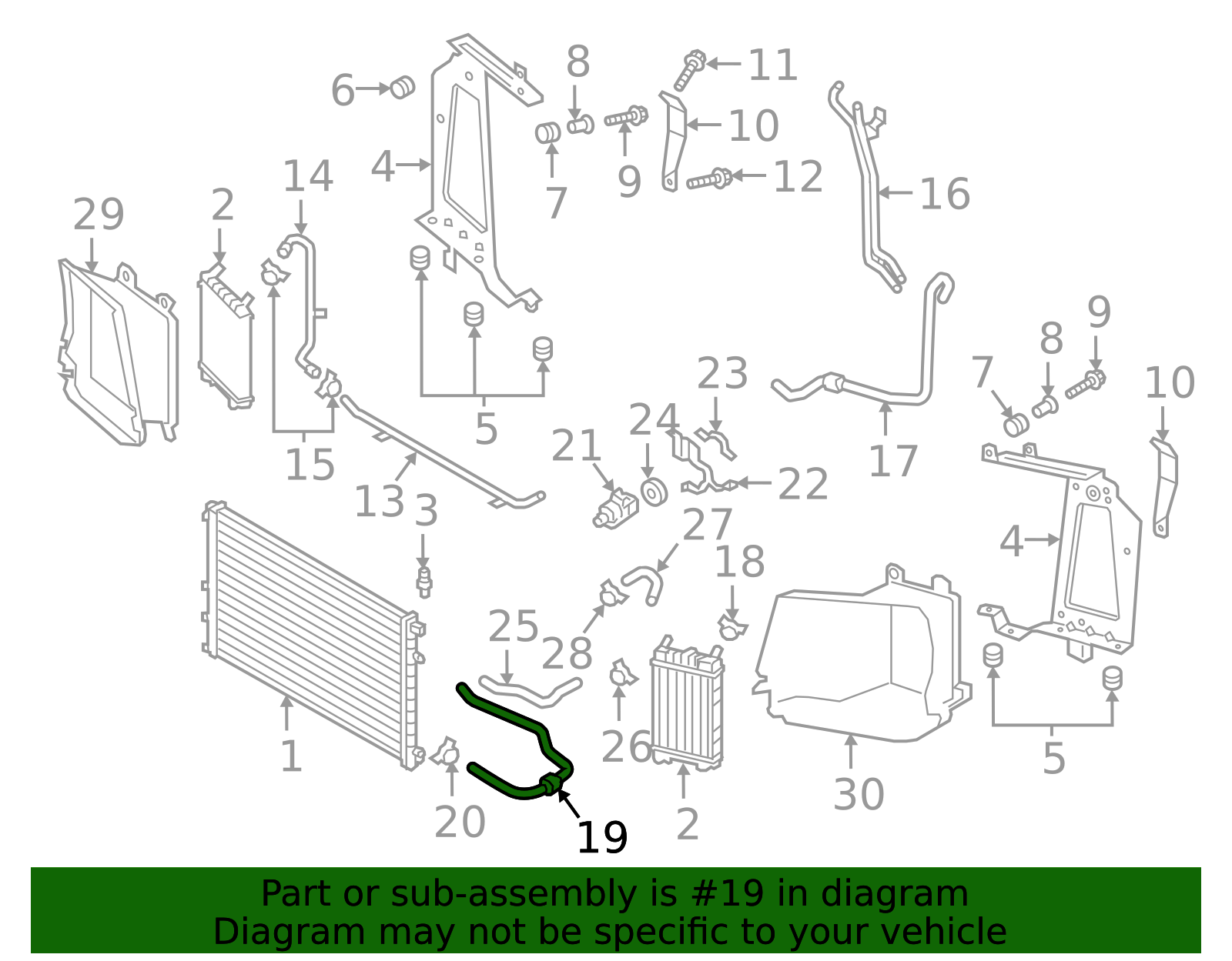 Radiator Hose 4M0-145-919-R - Dependable OEM Engine Cooling ...