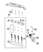 6511832AA - Fuel and Accelerator Pedal: 6 Lobe External Head Bolt for Mopar Image