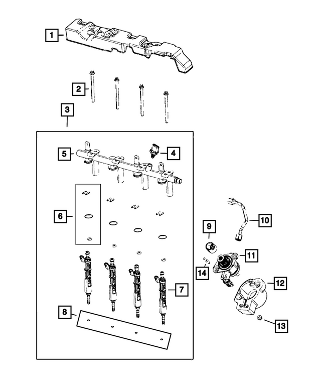 « 6511832AA – Fuel and Accelerator Pedal : Entraînement Externe à 6 bossages Boulon pour Mopar Image »