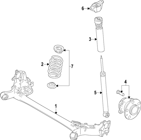 Rear Suspension for 2023 Mazda MX-30 EV #1