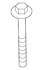 33506779488 - Suspension: Strut Lower Bolt for BMW: 525i, 525xi, 528i, 528i xDrive, 528xi, 530i, 530xi, 535i, 535i GT, 535i GT xDrive, 535i xDrive, 535xi, 540i, 545i, 550i, 550i GT, 550i GT xDrive, 645Ci, 650i, 745i, 745Li, 750i, 750Li, 760i, 760Li, Alpina B7, M5, M6, M6 Gran Coupe, M8, M8 Gran Coupe Image