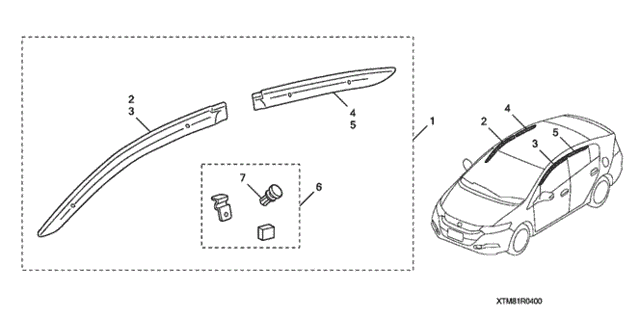 Door Visors for 2011 Honda Insight #0