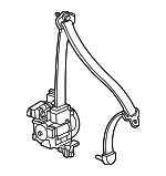 4814SCVA01ZA - Electrical: Belt &amp; Retractor for Honda: Element Image