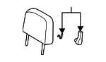 7197060540A0 - Body: Headrest for Lexus: LX570 Image