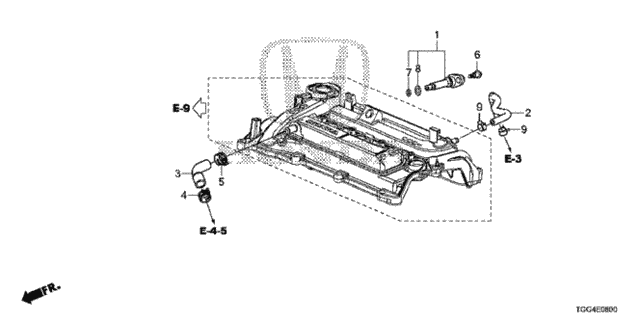 Breather Tube for 2018 Honda Civic #0