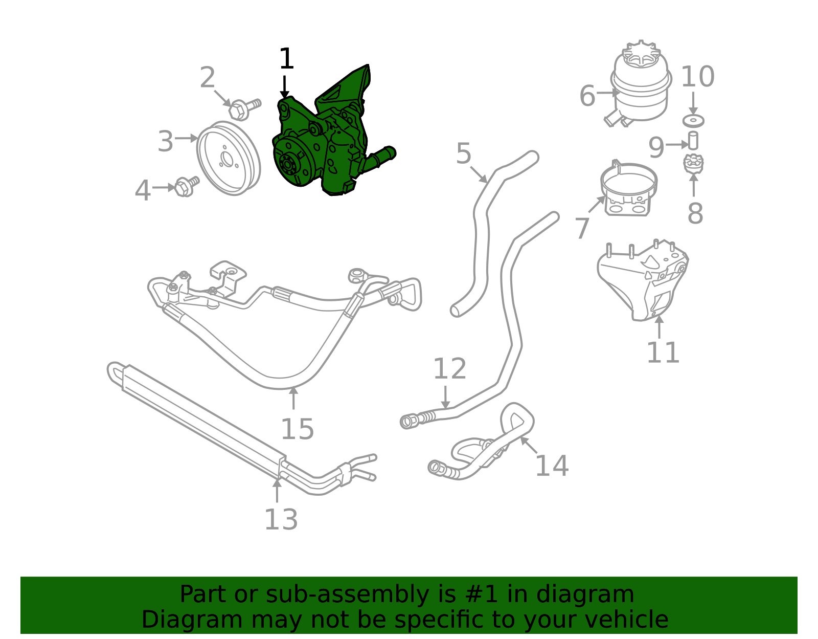 Genuine BMW 32-41-6-769-887 | Power Steering Pump | FREE Shipping on ...
