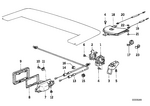 51251932351 - : Cable Folding Top Flap for BMW Image