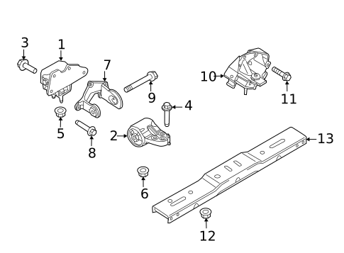 Engine & Trans Mounting for 2022 Ford F-150 #0