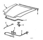 6630SF0670ZZ - Body: Hood for Honda: Prelude Image