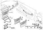 51459171193 - : Decor Cover For Instrument Panel, Center for BMW Image